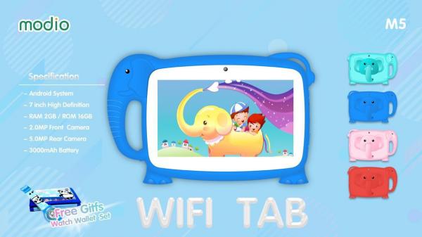 Tablet infantil com jogos didáticos