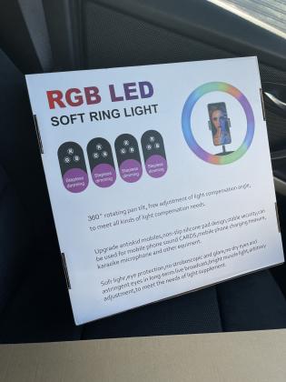 Ring light 18” com o tripé