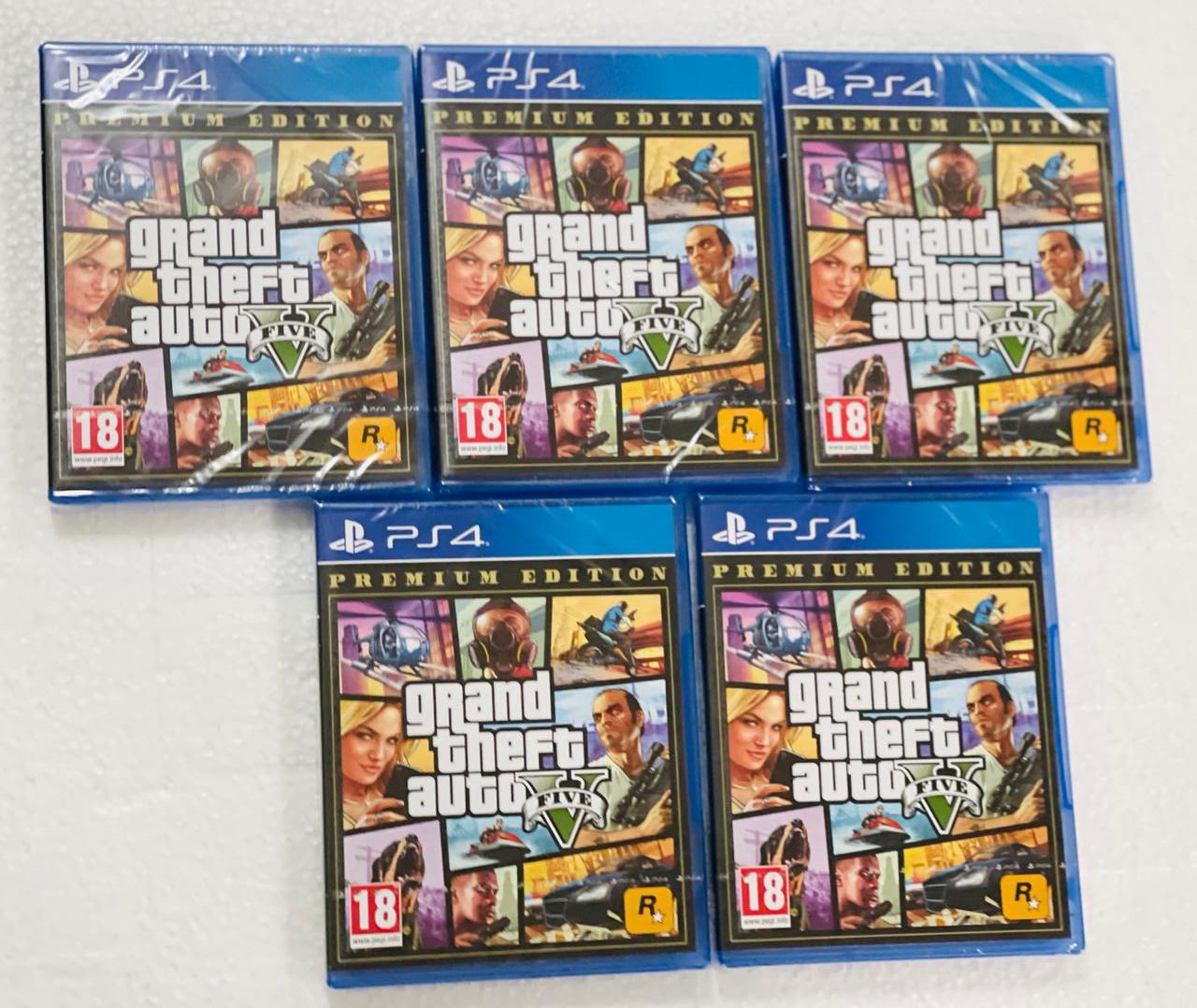 Jogos e Consolas - GTA 5 : jogos de Ps4 selados