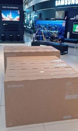 Smart Tv Samsung 65TU8000 UHD 4K Seladas Entregas e Garantias