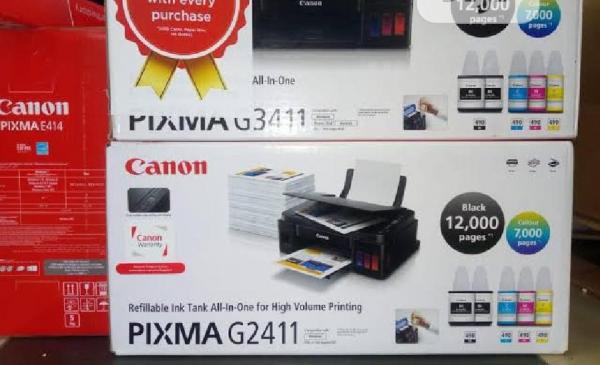 Canon Impressora A4 Pixma G3411 Colour MFP (Print, Copy, Scan, Fax & ) Ink Tank Wireless Seladas Entregas e Garantias