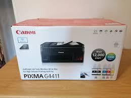 Canon Impressora A4 Pixma G4411 Colour MFP (Print, Copy, Scan & Fax) ADF Ink Tank Wireless Seladas E