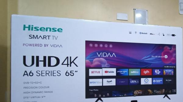 Smart TV Hisense 65A6G UHD 4K Seladas Entregas e Garantias