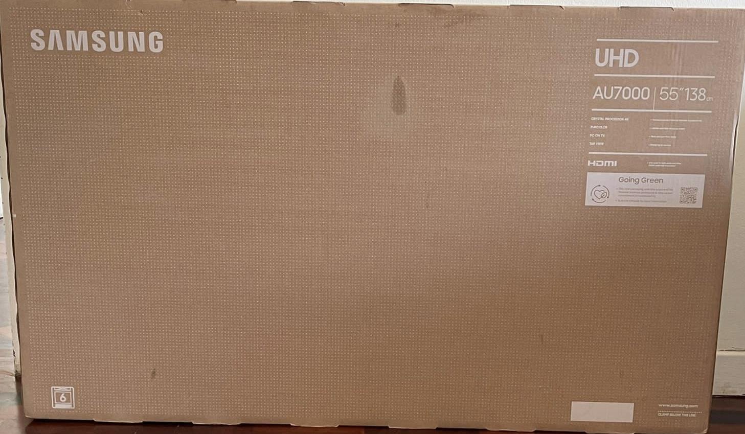 Tvs Tv Samsung 55” AU7000 UHD Smart 4K
