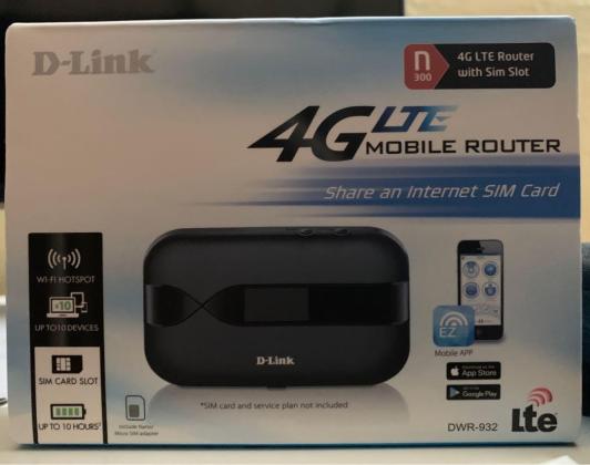 Modem D-Link 4G LTE DWR 932M Selados