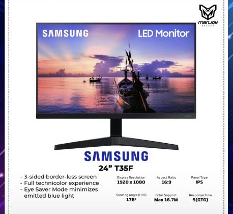 Monitor Samsung 24” T35F