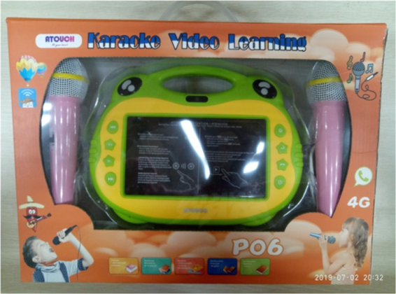 Tablet Infantil Atouch Karaoke Video Learning P06 7