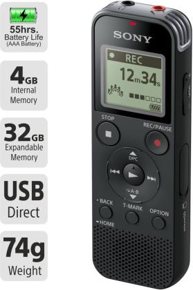 Gravador de voz digital Sony ICD-Px470