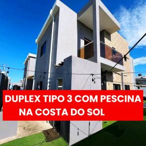 DUPLEX TIPO 3 COM PESCINA NA COSTA DO SOL