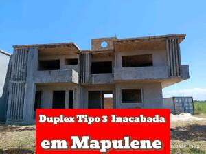 DUPLEX TIPO 3 INACABADA NUM 20/20 EM MAPULENE