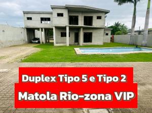 DUPLEX TIPO 5 E TIPO 2, NA ZONA VIP DA MATOLA RIO