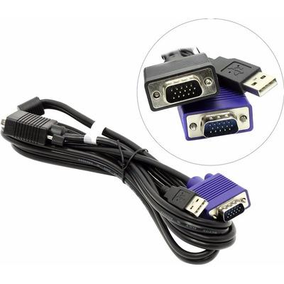 CABLE KVM USB VGA 2 EN 1