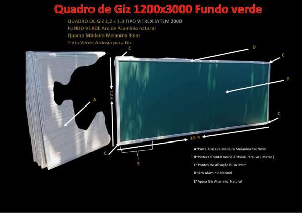 Quadro de Giz 1200x3000
