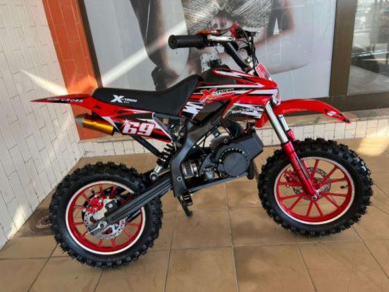 ♥️Mini moto 49cc a gasolina (6 a 12 anos) 0KM