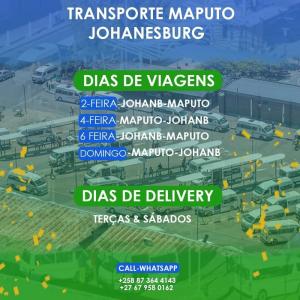 Transporte Johanesburg to Maputo