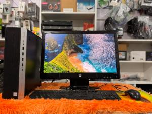 Desktop Compelto HP Elitedesk 800 G3 SFF i5 6th 8GB RAM 500GB HDD Monitor 20”