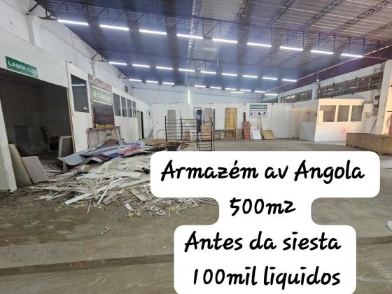 Arrenda-se armazem de 500m² - AV. ANGOLA