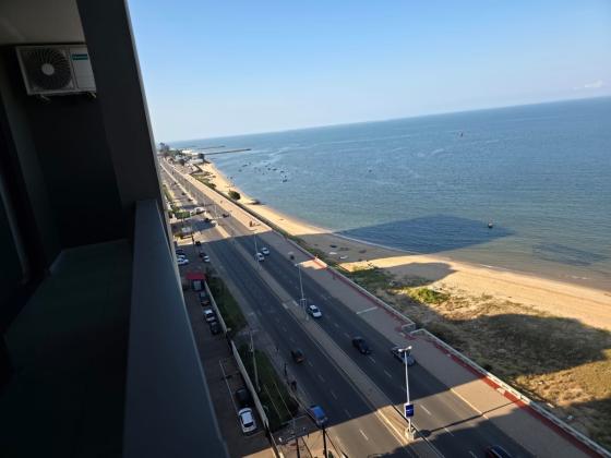 arrendo apartamento tp1 na marginal Parkmoza com vista mar