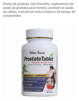 Cápsulas para saúde da Próstata